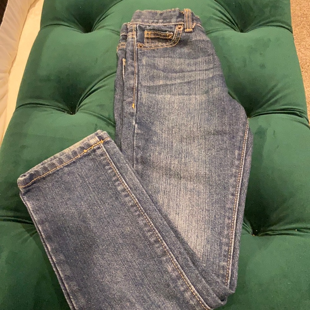 Dark denim jeans size 8 kids